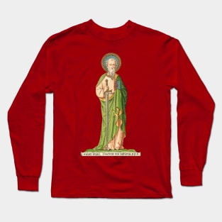 Saint Paul the Apostle mosaic: For all the Saints Series Long Sleeve T-Shirt